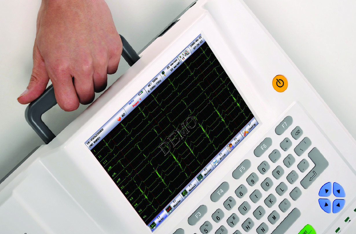 Électrocardiographe ECG &amp; ECG Machines avec 12 canaux