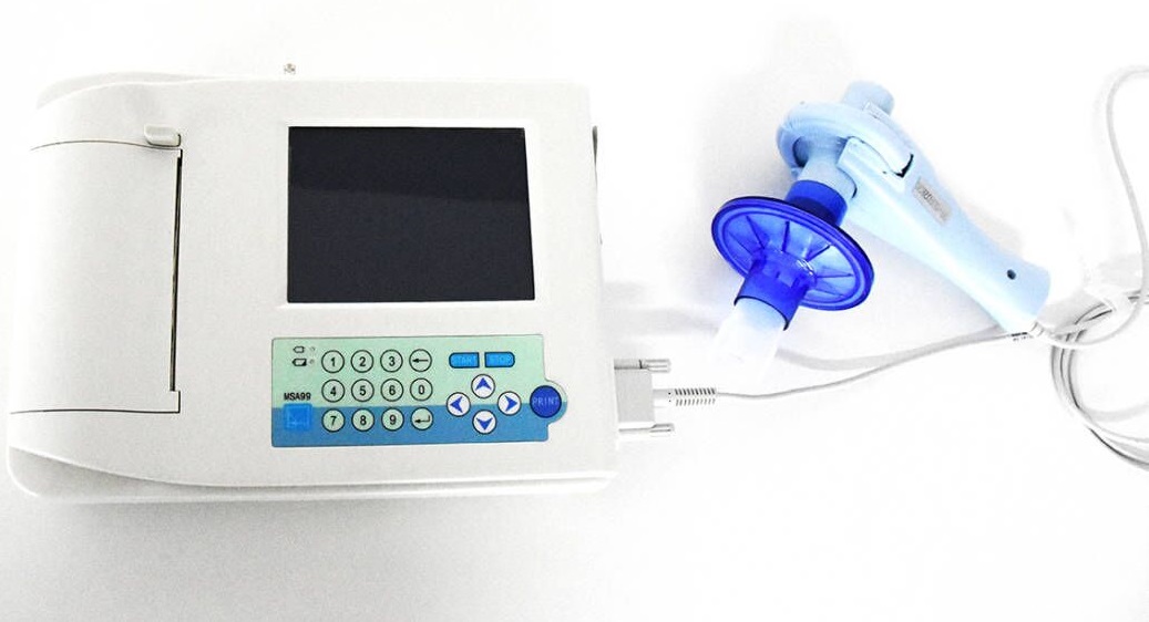 Tests de fonction pulmonaire pulmonaire analyseur spiromètre portable numérique