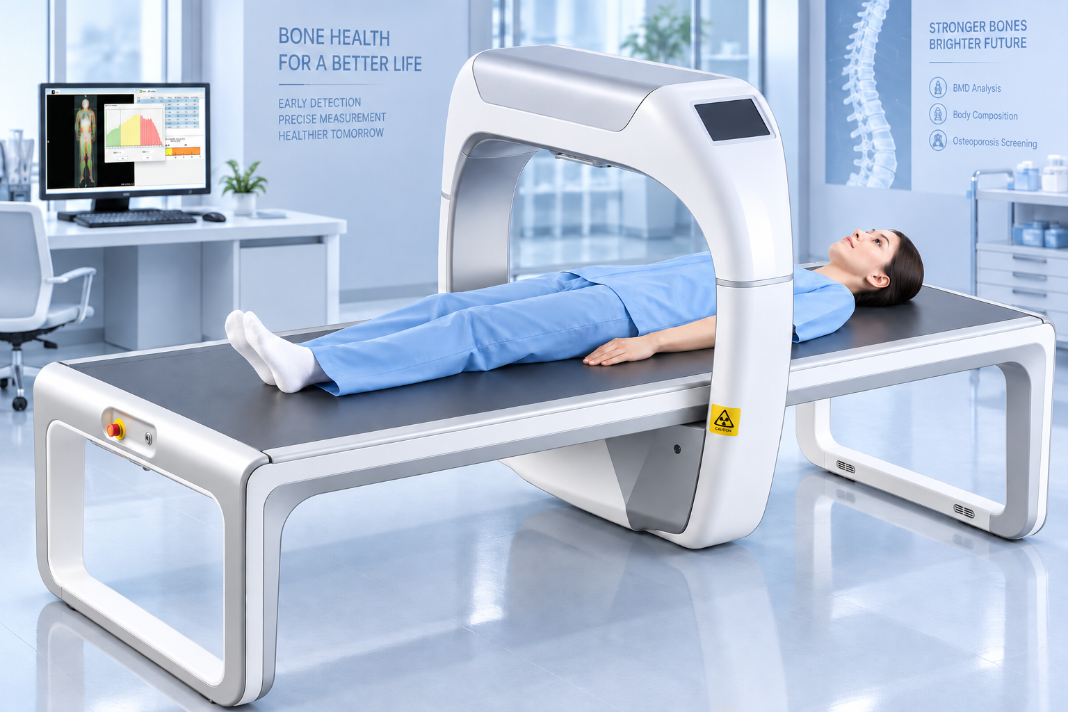 Densitomètre osseux DXA à rayons X à double énergie