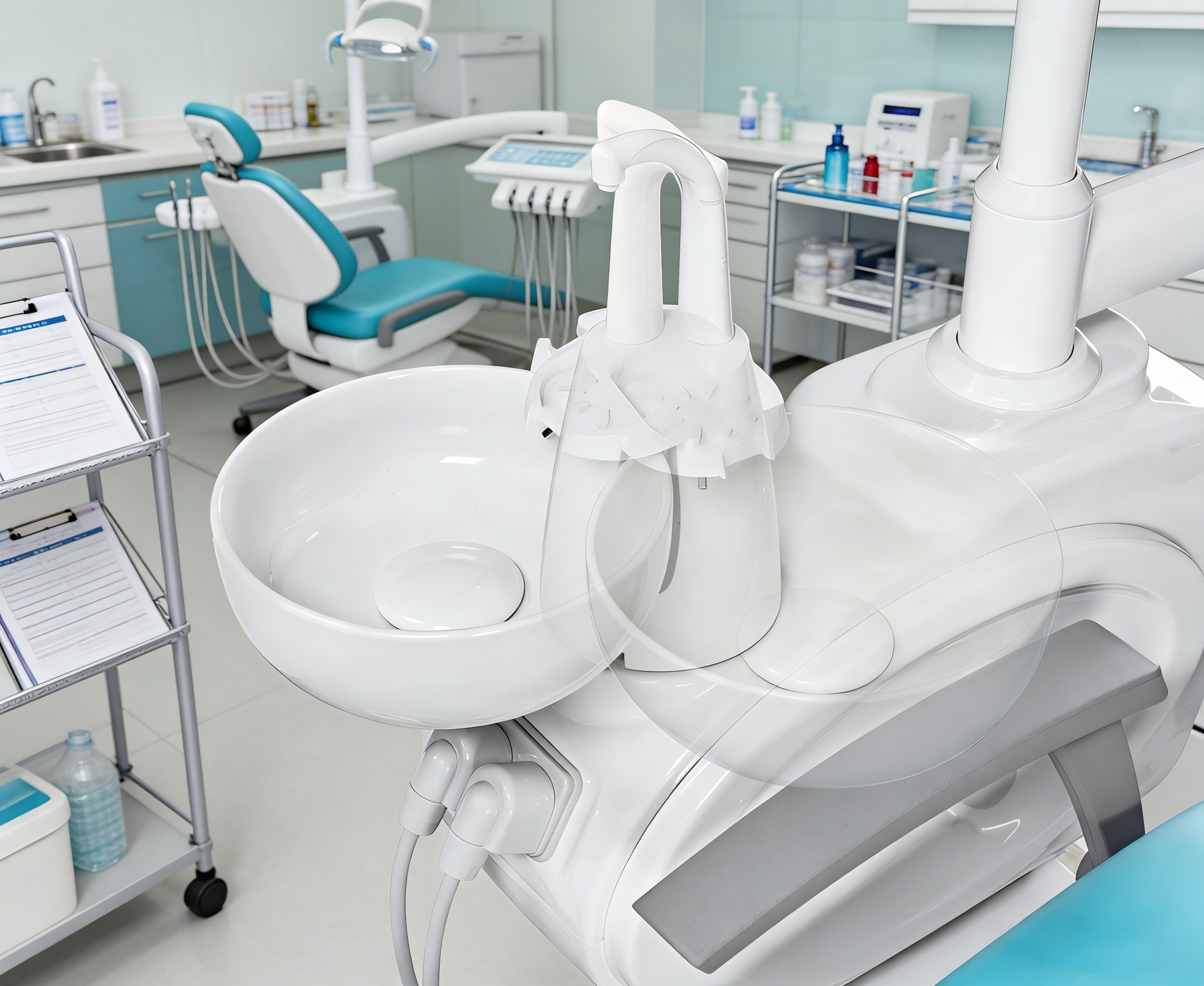Chaise de dentiste d'équipement dentaire de clinique complète de machine médicale d'unité complète