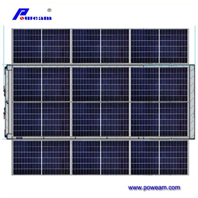 Récipient réfrigéré avec énergie solaire