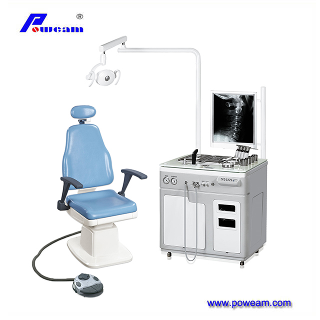 Unité d'équipement de diagnostic médical, examen orl, unité de traitement avec phare