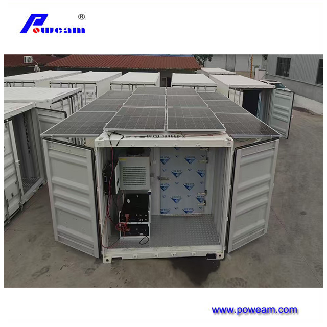  Récipient réfrigéré avec énergie solaire