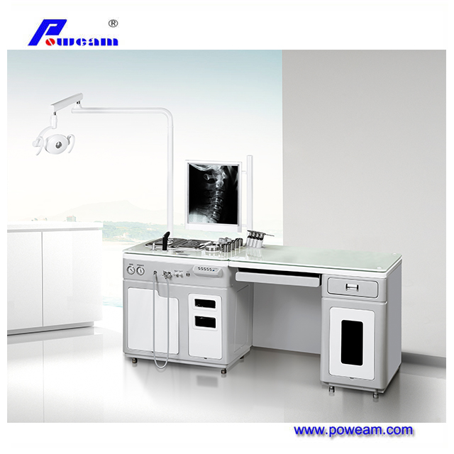 Unité d'équipement de diagnostic médical, examen orl, unité de traitement avec phare