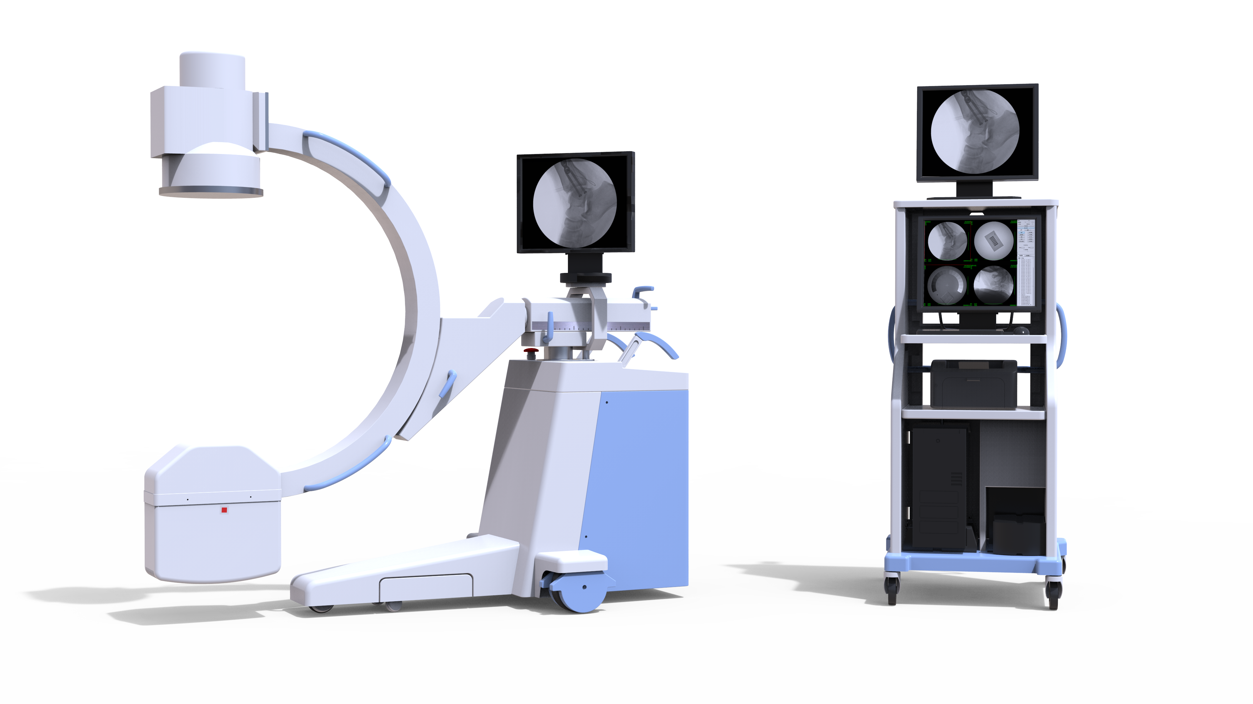 Système C-Bras de radiologie numérique Hosipital haute fréquence