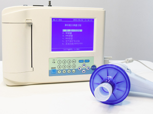 Tests de fonction pulmonaire pulmonaire analyseur spiromètre portable numérique