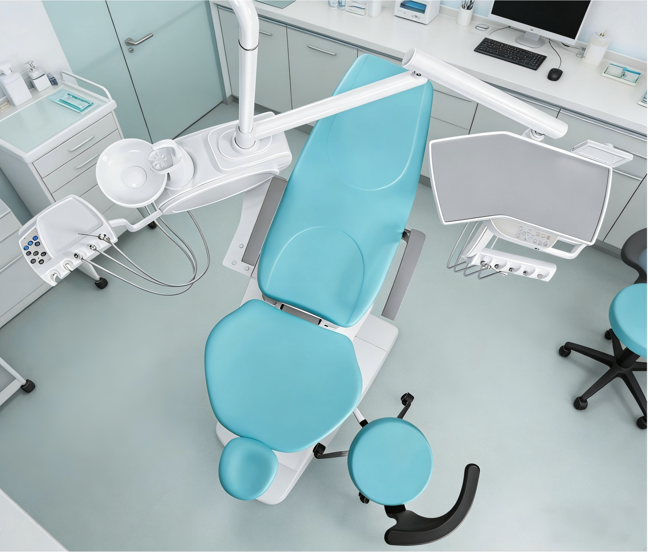 Chaise de dentiste d'équipement dentaire de clinique complète de machine médicale d'unité complète