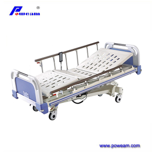 Lit de patient d'hôpital médical réglable de lit électrique d'ICU de cinq fonctions